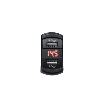4Connect 4-600157 waterprof USB-charger with voltage display image